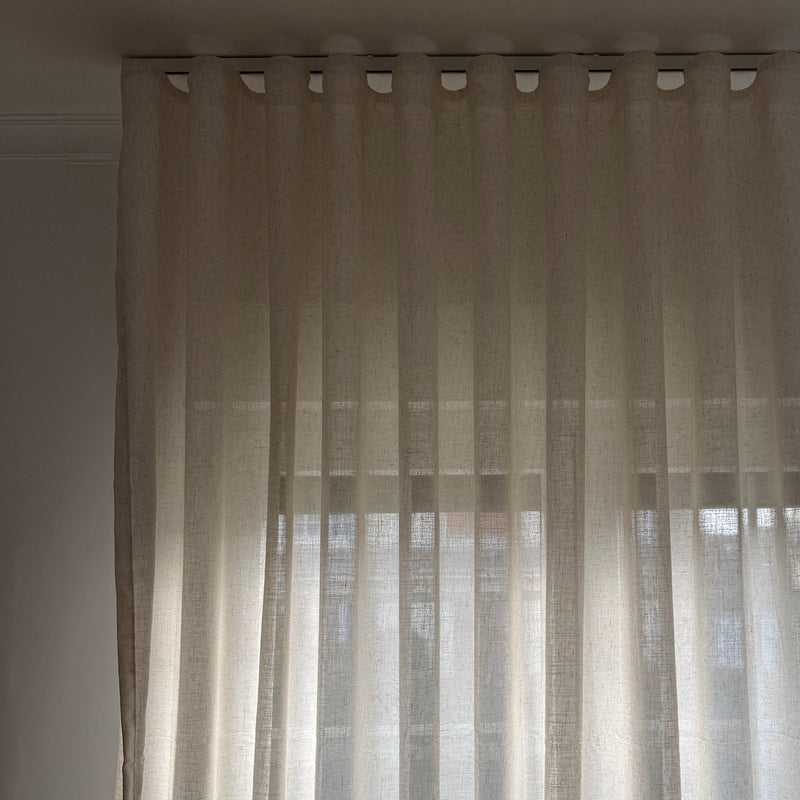 Lin mélangé beige