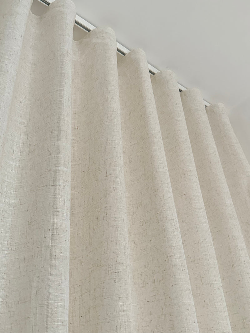 Lin mélangé beige