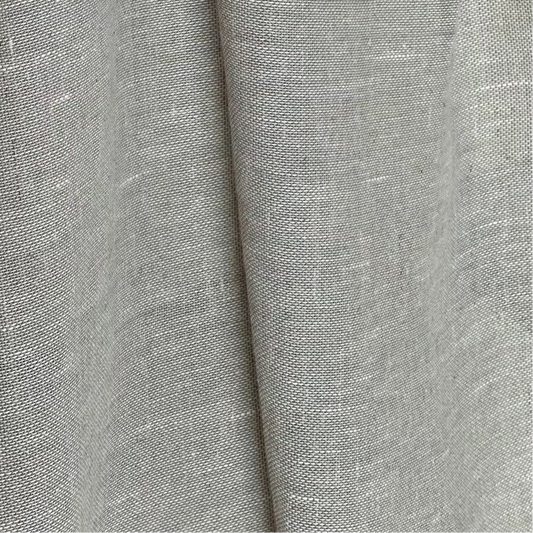 rideaux systeme wave vague uniforme en lin mélangé gris